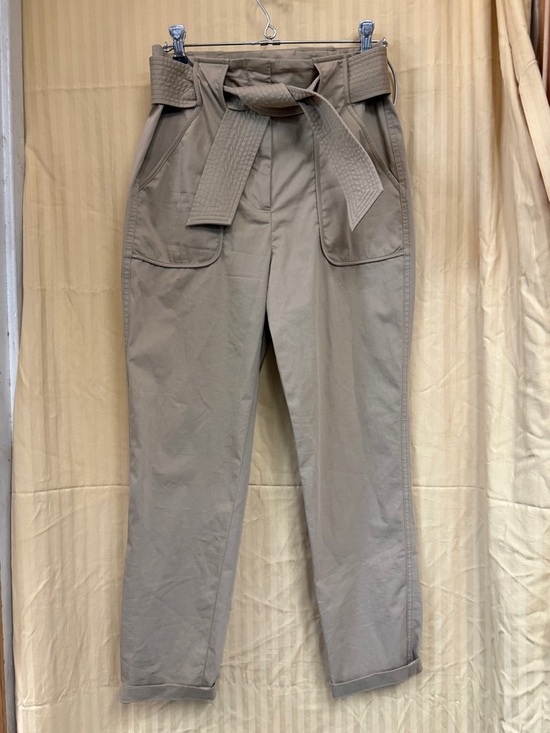 Veronica Beard Pants - Veronica Beard Mahary Pants Tie Waist Paper Bag High Rise Size 4 NWOT